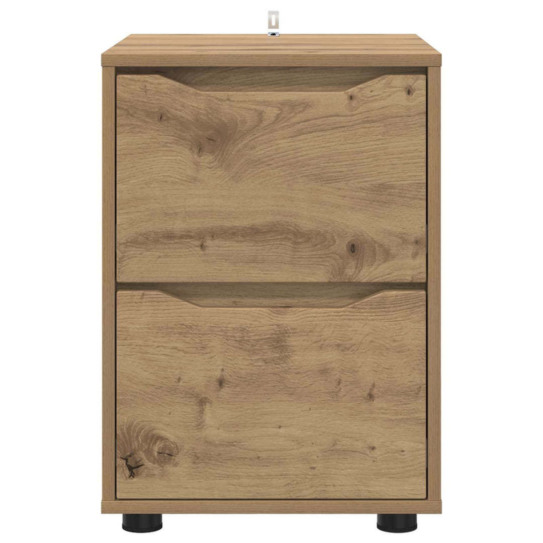 Opbevaringsskab 40 x 48 x 57 cm Konstrueret træ Artisan Egetræ