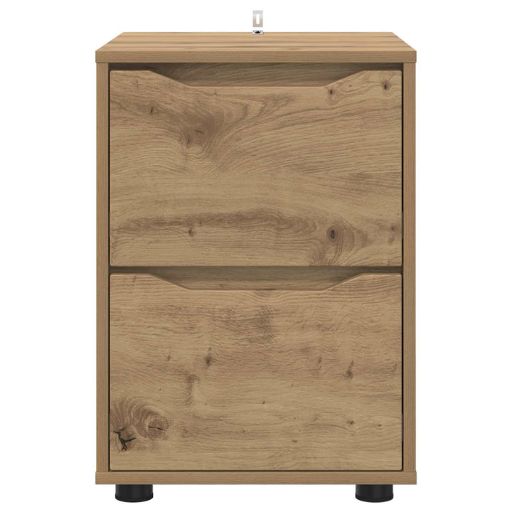 Opbevaringsskab 40 x 48 x 57 cm Konstrueret træ Artisan Egetræ