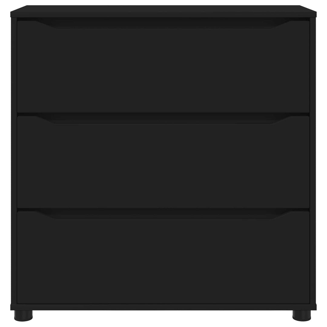 Opbevaringsskab Sort 80 x 31 x 81 cm Konstrueret træ