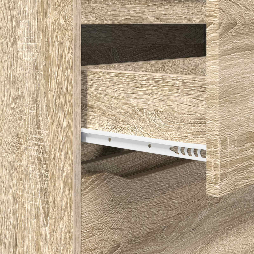 Opbevaringsskab Sonoma eg 80 x 31 x 81 cm Konstrueret træ