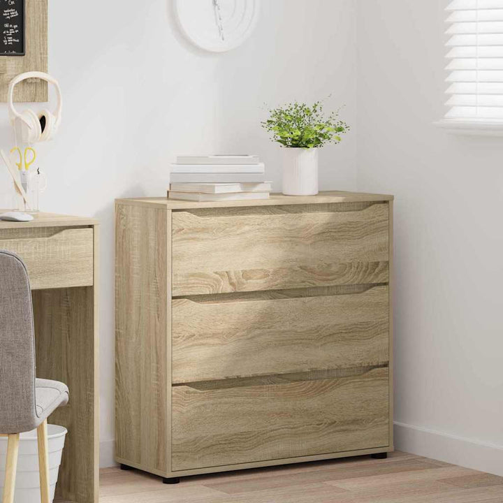 Opbevaringsskab Sonoma eg 80 x 31 x 81 cm Konstrueret træ
