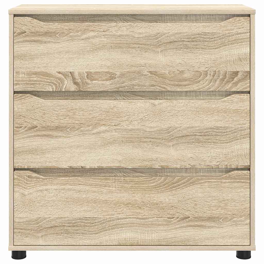 Opbevaringsskab Sonoma eg 80 x 31 x 81 cm Konstrueret træ
