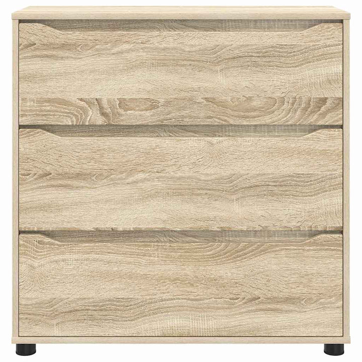 Opbevaringsskab Sonoma eg 80 x 31 x 81 cm Konstrueret træ
