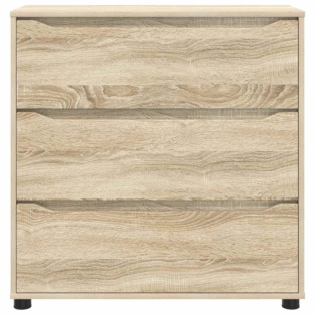 Opbevaringsskab Sonoma eg 80 x 31 x 81 cm Konstrueret træ
