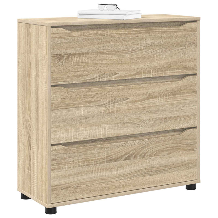 Opbevaringsskab Sonoma eg 80 x 31 x 81 cm Konstrueret træ