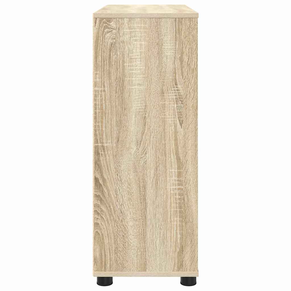 Opbevaringsskab Sonoma eg 80 x 31 x 81 cm Konstrueret træ