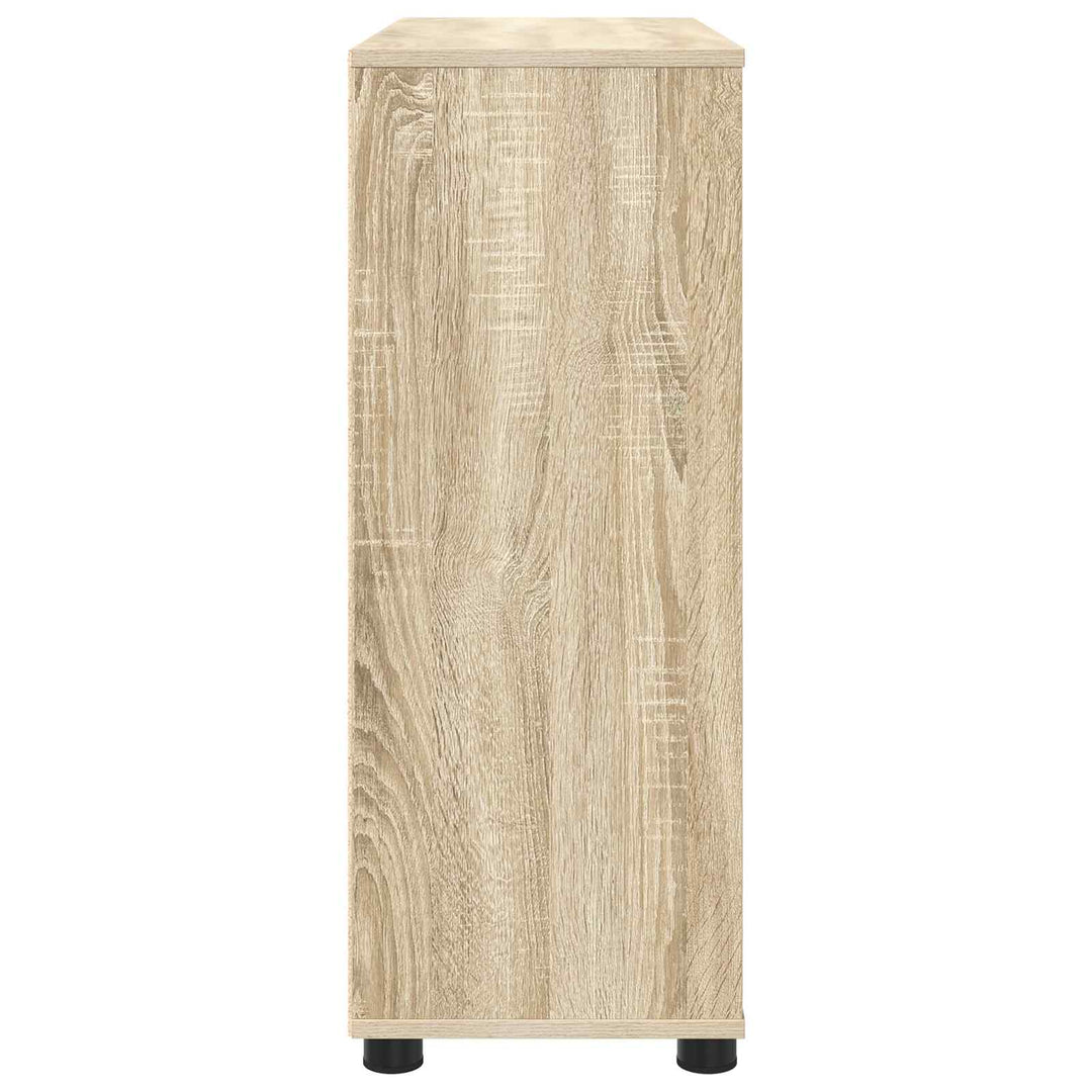 Opbevaringsskab Sonoma eg 80 x 31 x 81 cm Konstrueret træ