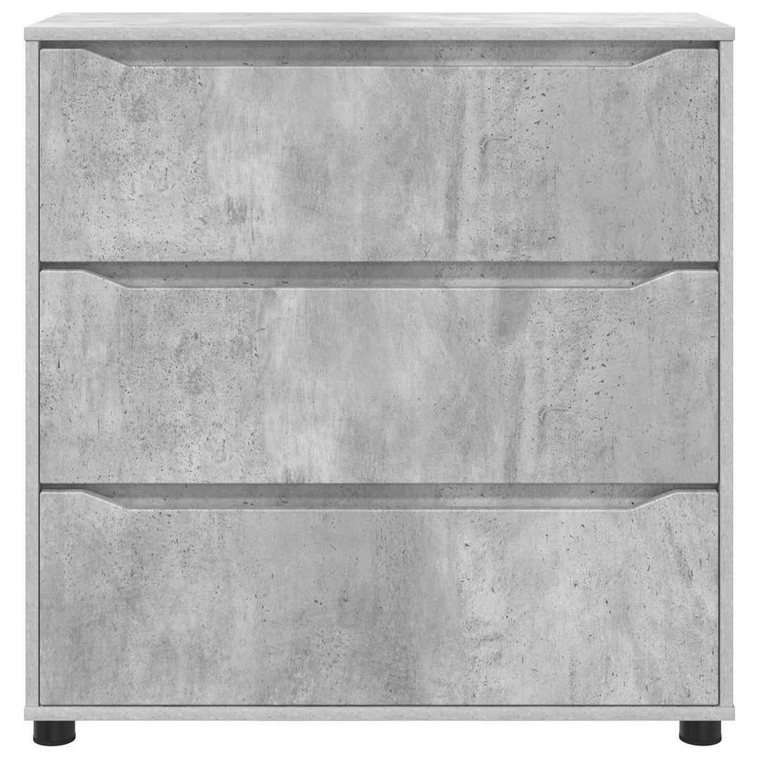 Opbevaringsskab Beton Grå 80 x 31 x 81 cm Konstrueret træ
