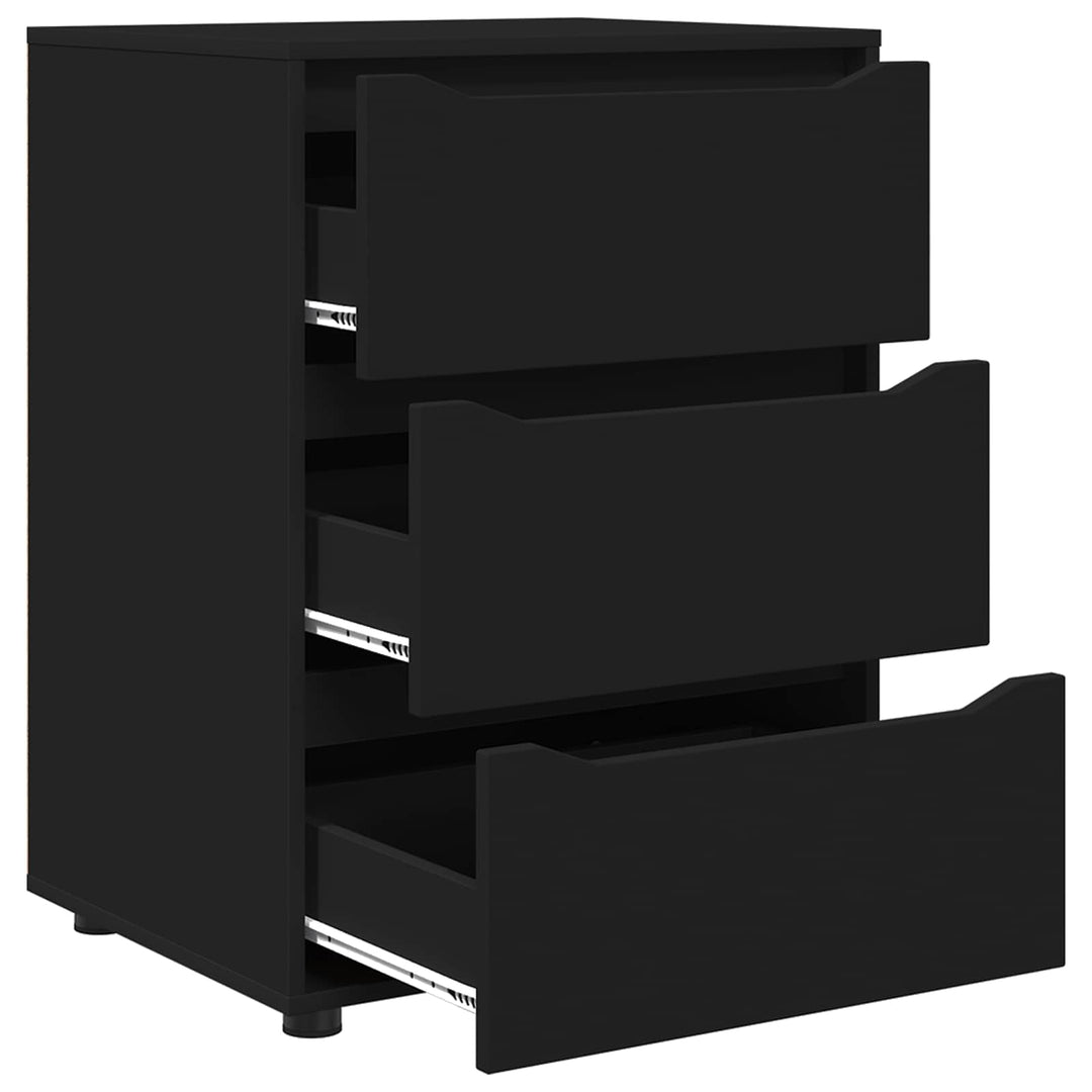 Opbevaringsskab Sort 60 x 48 x 81 cm Konstrueret træ