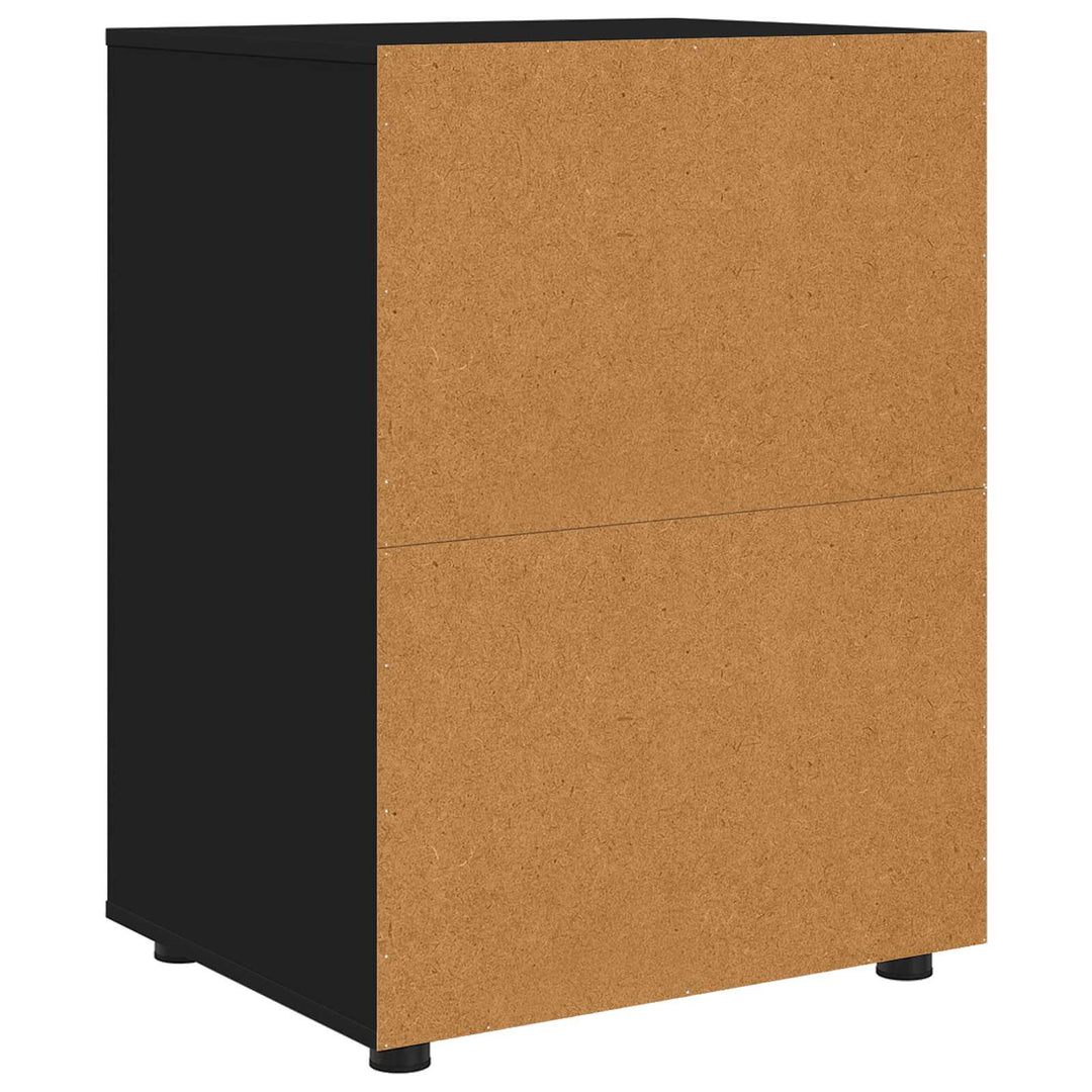Opbevaringsskab Sort 60 x 48 x 81 cm Konstrueret træ