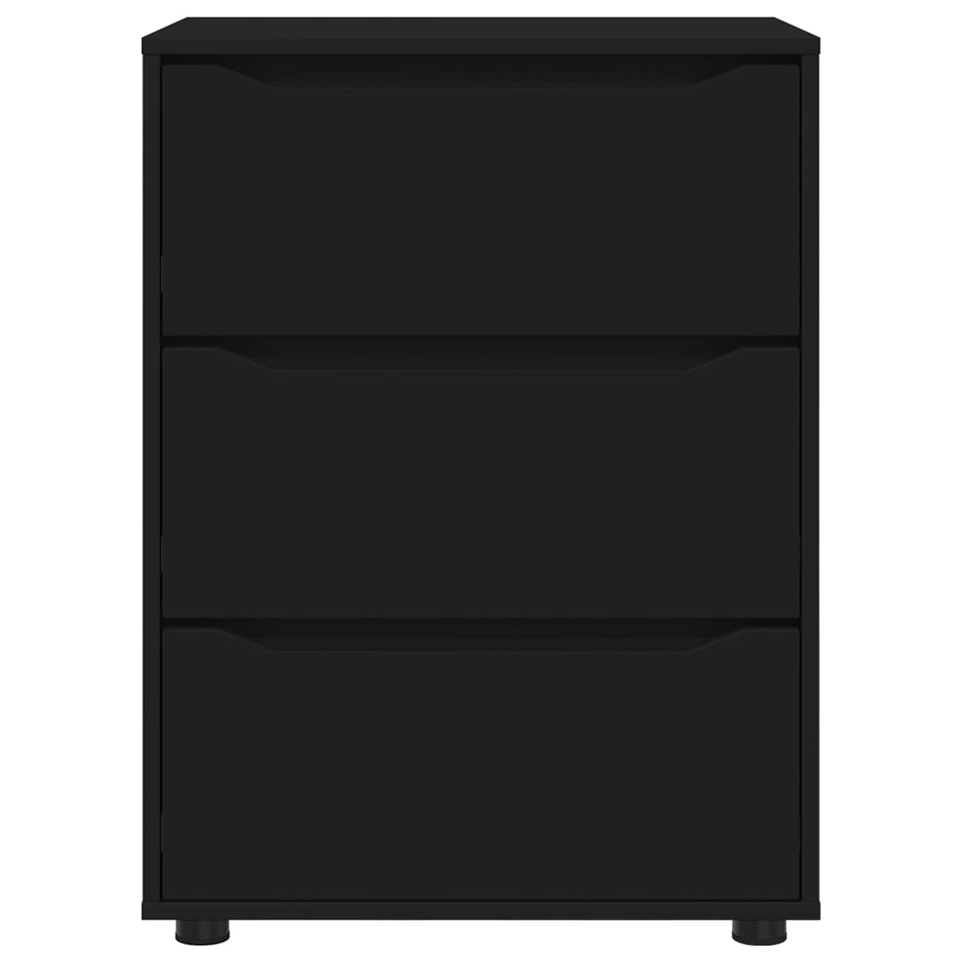 Opbevaringsskab Sort 60 x 48 x 81 cm Konstrueret træ