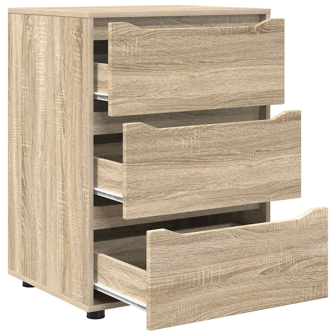 Opbevaringsskab Sonoma eg 60 x 48 x 81 cm Konstrueret træ