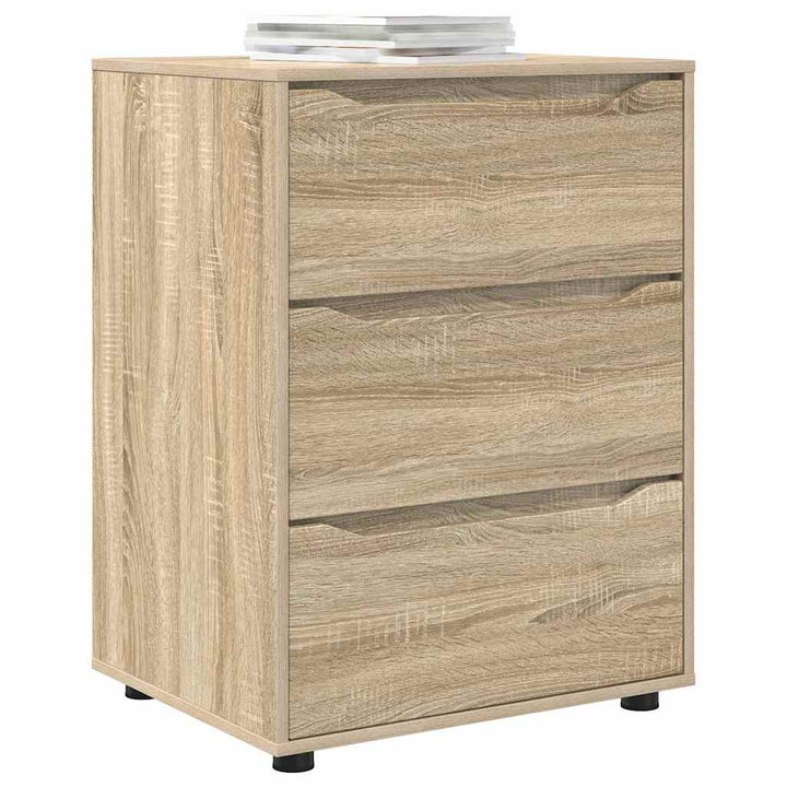 Opbevaringsskab Sonoma eg 60 x 48 x 81 cm Konstrueret træ