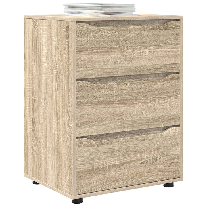 Opbevaringsskab Sonoma eg 60 x 48 x 81 cm Konstrueret træ