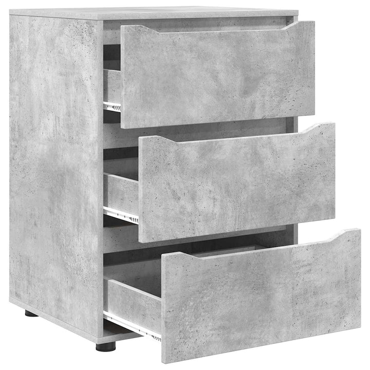Opbevaringsskab 60 x 48 x 81 cm Konstrueret træ Beton Grå
