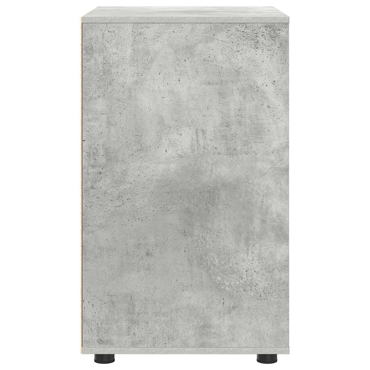 Opbevaringsskab 60 x 48 x 81 cm Konstrueret træ Beton Grå