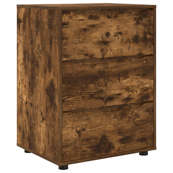 Opbevaringsskab Røget eg 60 x 48 x 81 cm Konstrueret træ