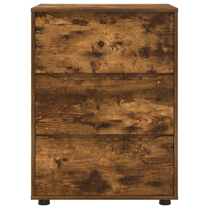Opbevaringsskab Røget eg 60 x 48 x 81 cm Konstrueret træ