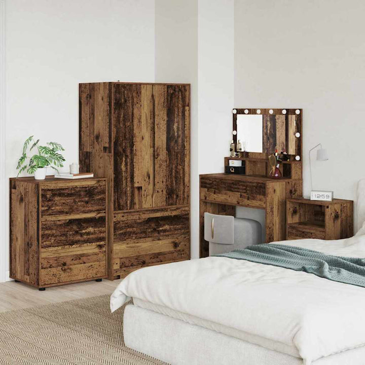 Opbevaringsskab Gammelt træ 60 x 48 x 81 cm Konstrueret træ