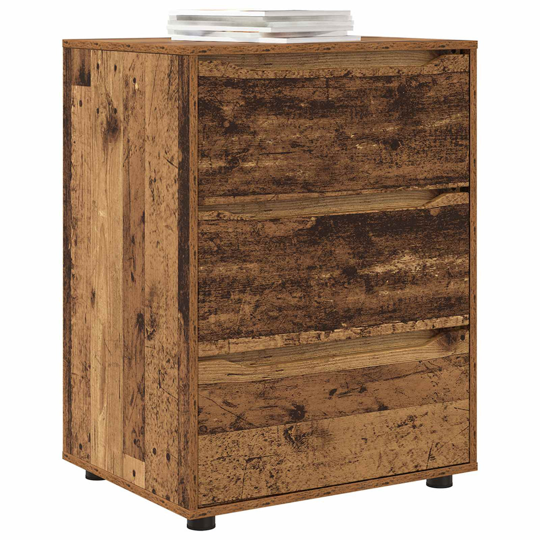 Opbevaringsskab 60 x 48 x 81 cm Konstrueret træ Gammelt træ