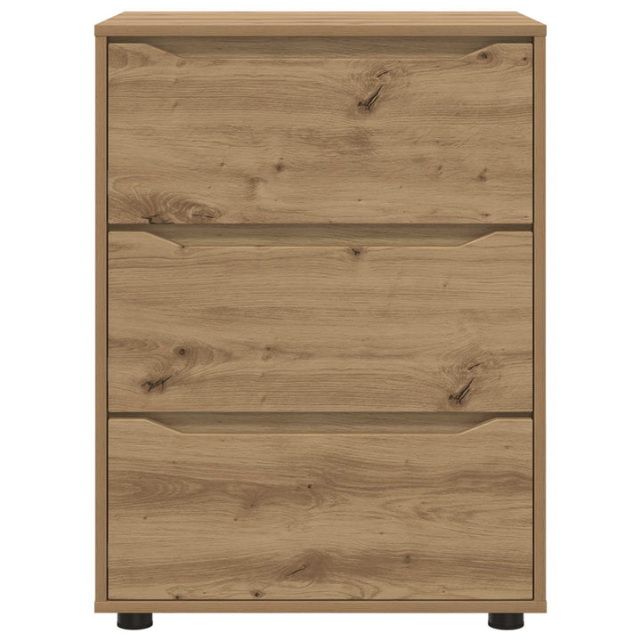 Opbevaringsskab 60 x 48 x 81 cm Konstrueret træ Artisan Egetræ