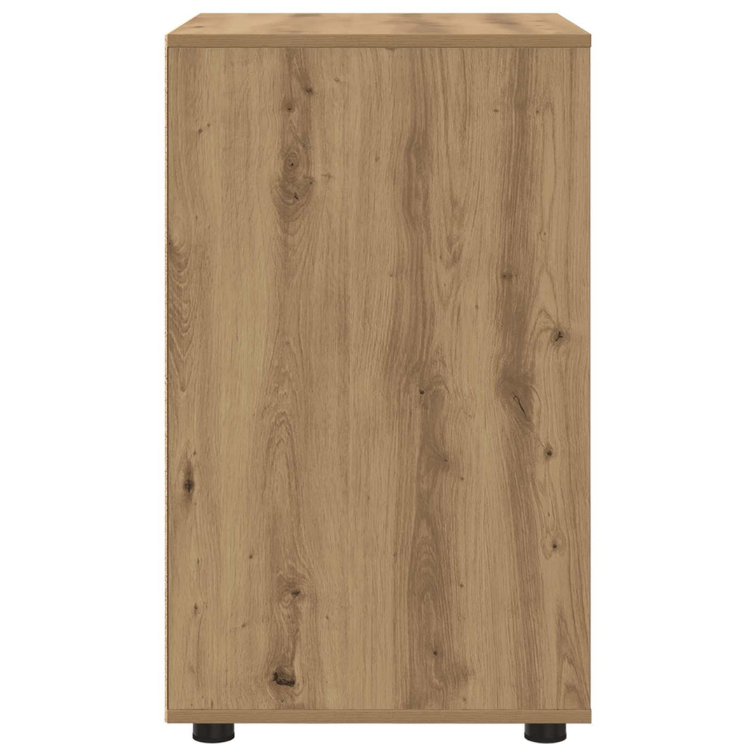 Opbevaringsskab 60 x 48 x 81 cm Konstrueret træ Artisan Egetræ