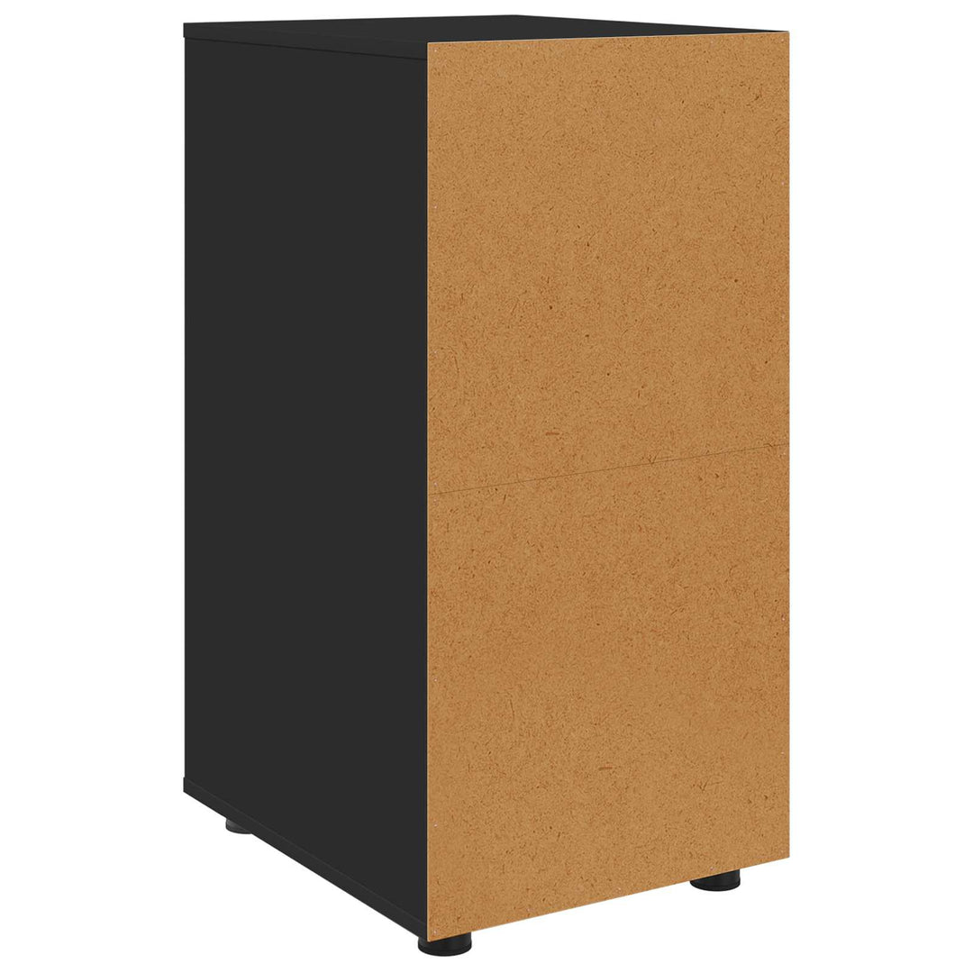 Opbevaringsskab Sort 40 x 48 x 81 cm Konstrueret træ