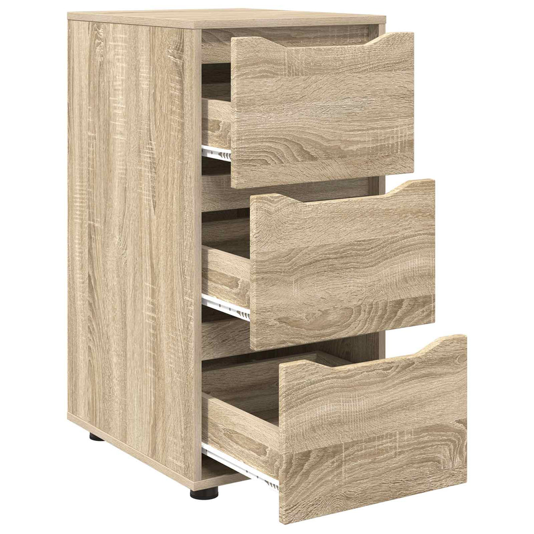 Opbevaringsskab Sonoma eg 40 x 48 x 81 cm Konstrueret træ