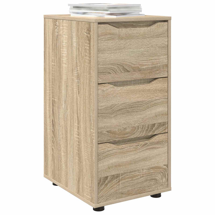 Opbevaringsskab Sonoma eg 40 x 48 x 81 cm Konstrueret træ