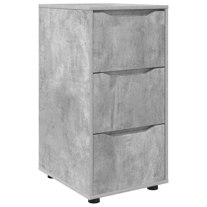 Opbevaringsskab Beton Grå 40 x 48 x 81 cm Konstrueret træ