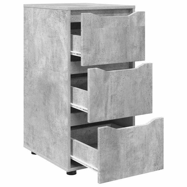 Opbevaringsskab Beton Grå 40 x 48 x 81 cm Konstrueret træ