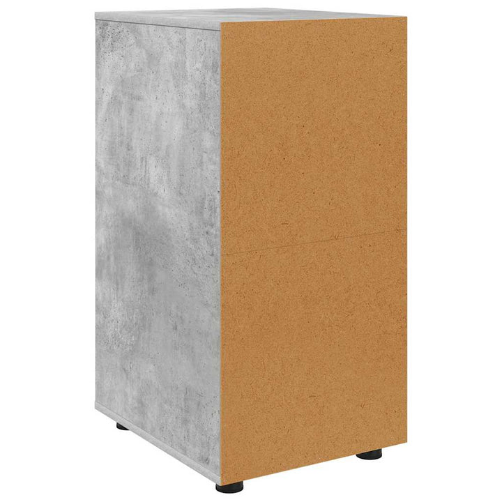 Opbevaringsskab Beton Grå 40 x 48 x 81 cm Konstrueret træ
