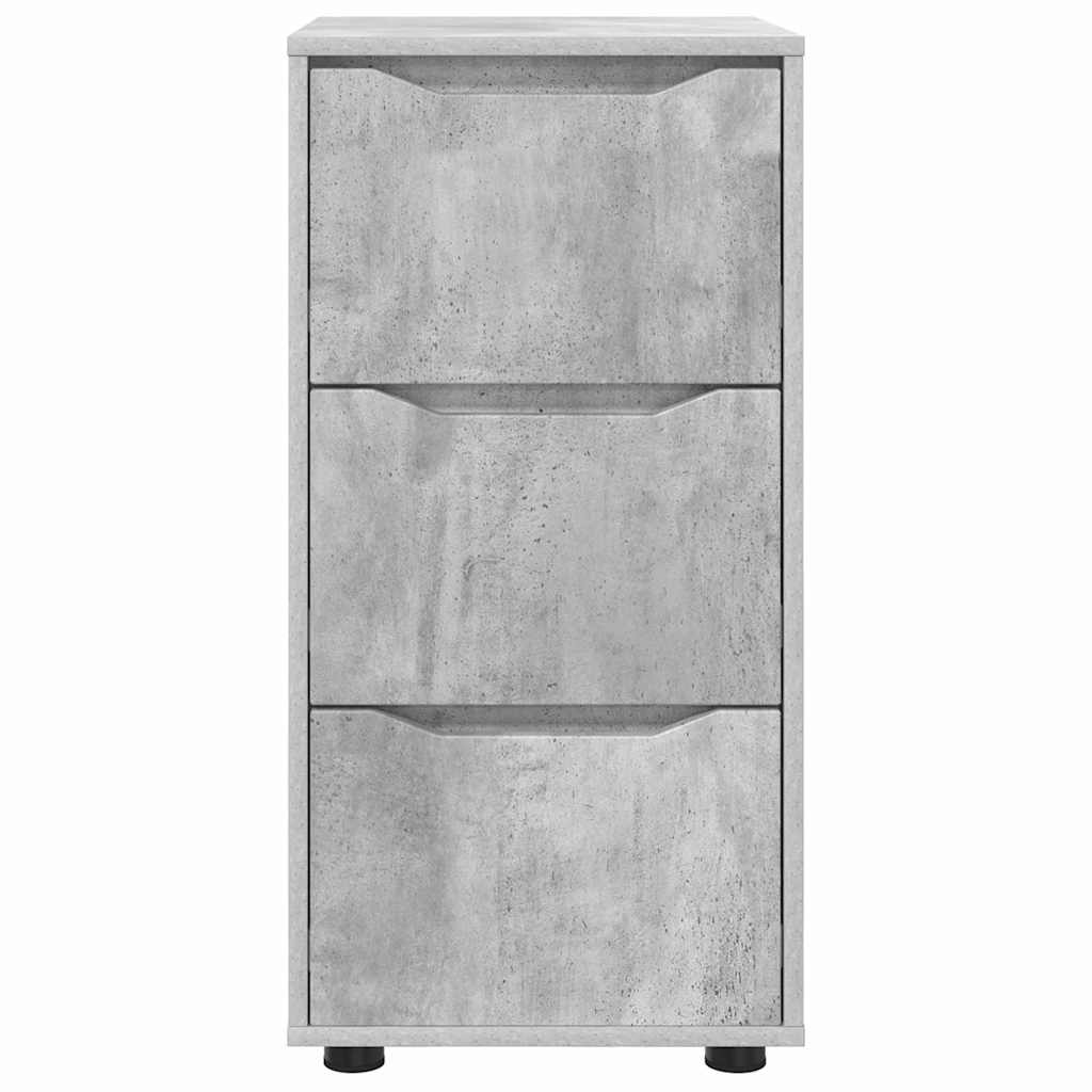 Opbevaringsskab Beton Grå 40 x 48 x 81 cm Konstrueret træ