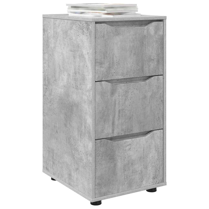 Opbevaringsskab Beton Grå 40 x 48 x 81 cm Konstrueret træ