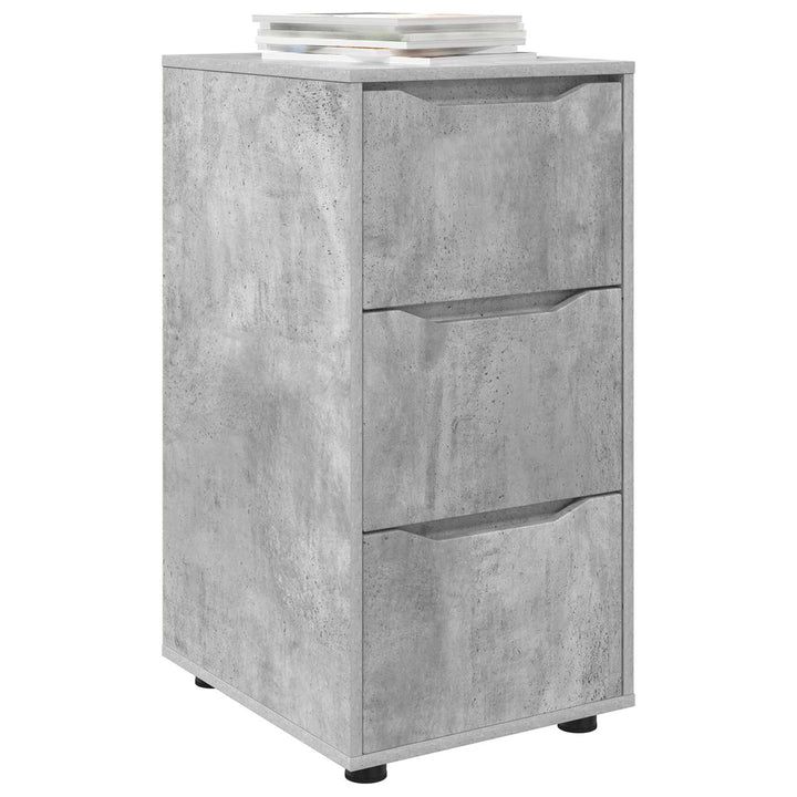 Opbevaringsskab Beton Grå 40 x 48 x 81 cm Konstrueret træ
