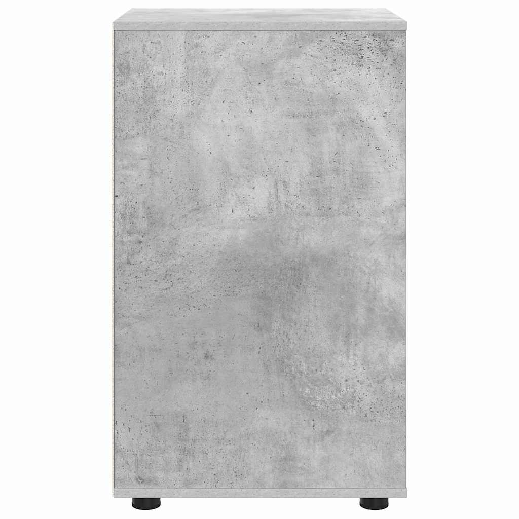 Opbevaringsskab Beton Grå 40 x 48 x 81 cm Konstrueret træ