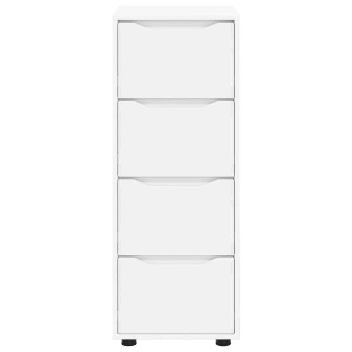 Opbevaringsskab 40 x 48 x 105 cm Konstrueret træ Hvid