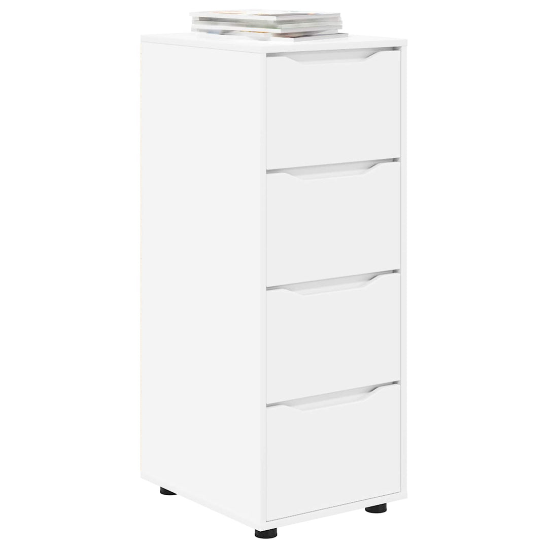 Opbevaringsskab 40 x 48 x 105 cm Konstrueret træ Hvid