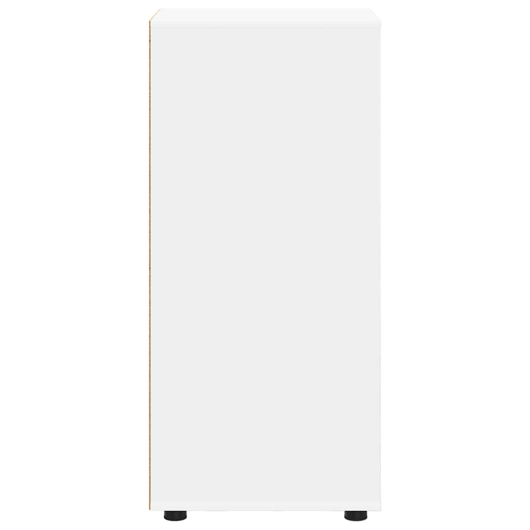 Opbevaringsskab 40 x 48 x 105 cm Konstrueret træ Hvid