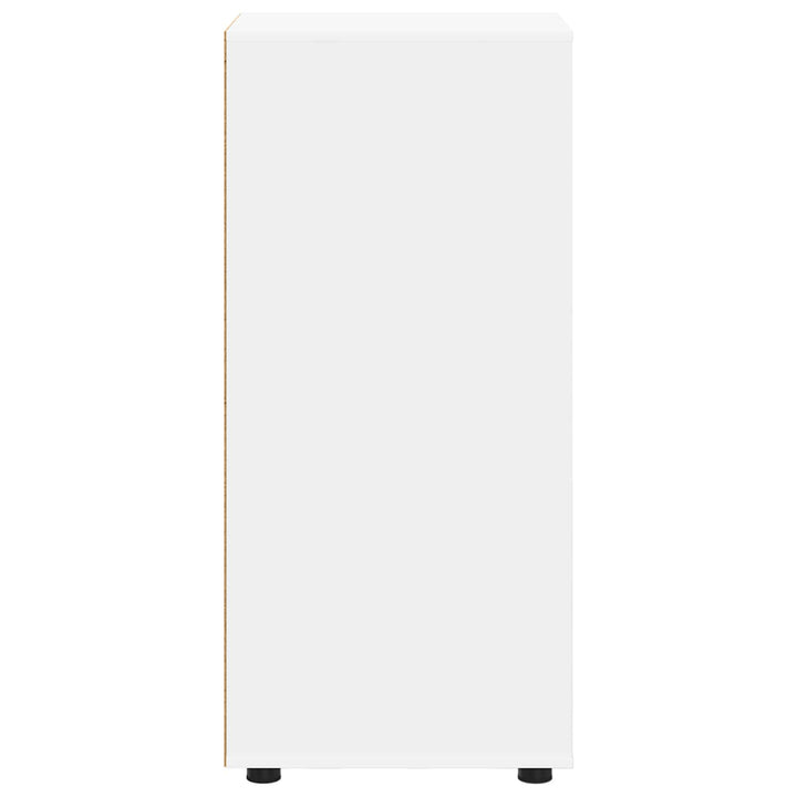 Opbevaringsskab 40 x 48 x 105 cm Konstrueret træ Hvid