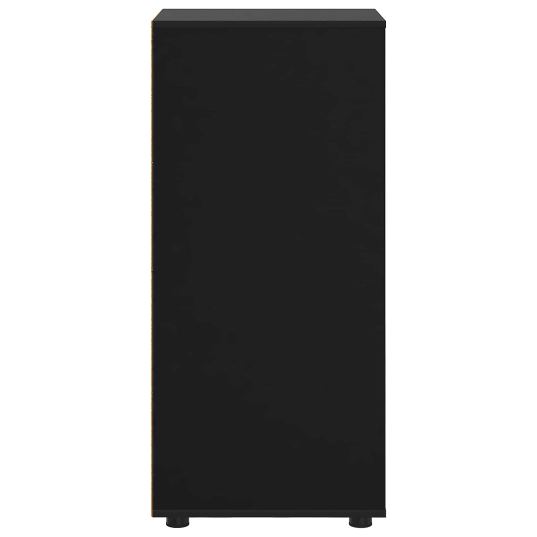 Opbevaringsskab 40 x 48 x 105 cm Konstrueret træ Sort