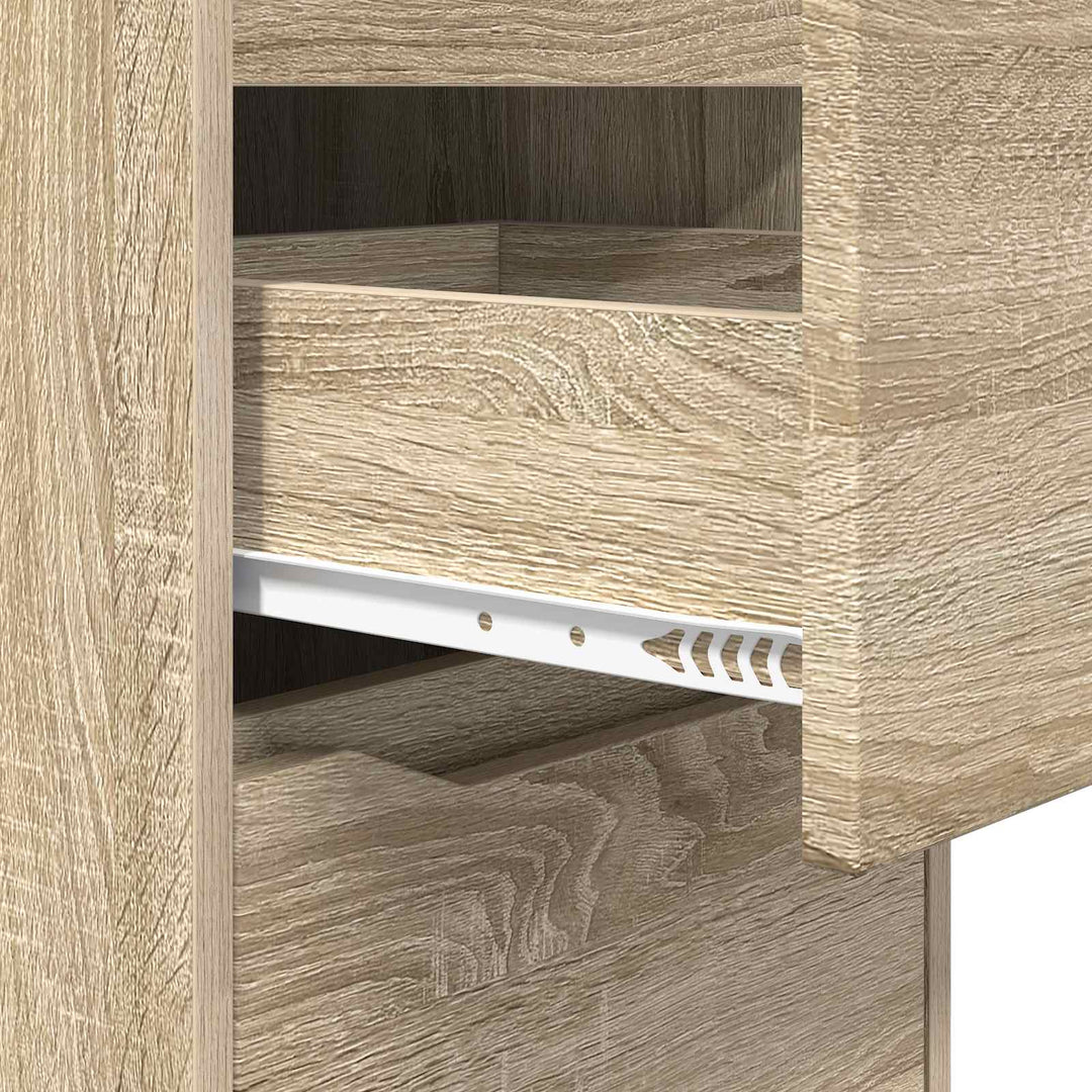 Opbevaringsskab 40 x 48 x 105 cm Konstrueret træ Sonoma eg