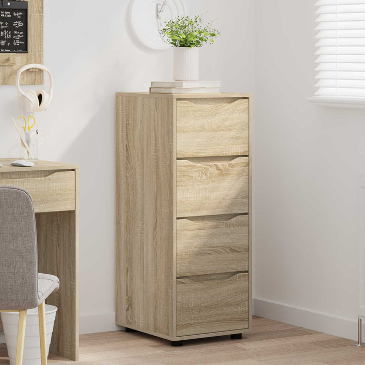 Opbevaringsskab 40 x 48 x 105 cm Konstrueret træ Sonoma eg