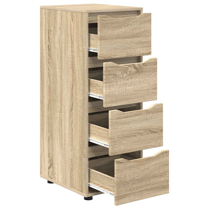 Opbevaringsskab 40 x 48 x 105 cm Konstrueret træ Sonoma eg