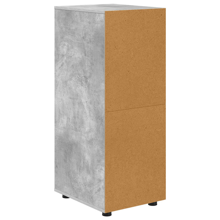 Opbevaringsskab Beton Grå 40 x 48 x 105 cm Konstrueret træ