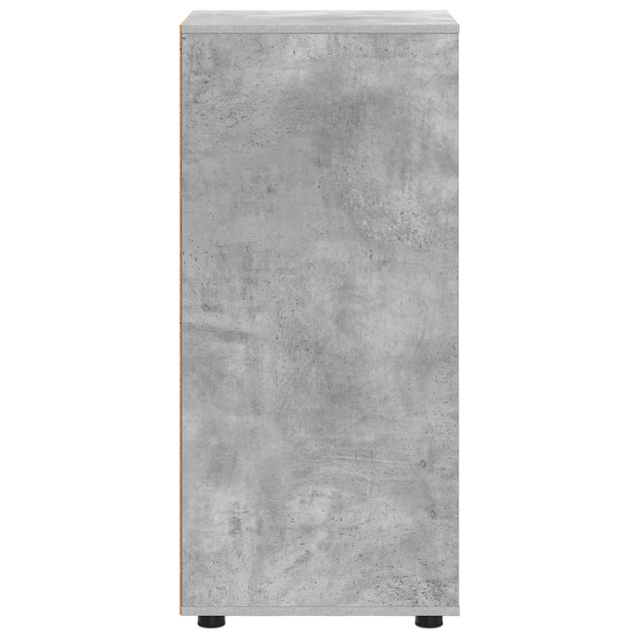 Opbevaringsskab Beton Grå 40 x 48 x 105 cm Konstrueret træ