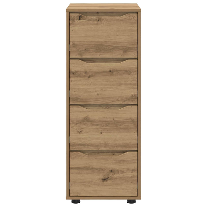 Opbevaringsskab 40 x 48 x 105 cm Konstrueret træ Artisan Egetræ