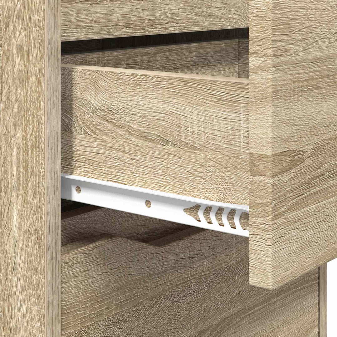 Sengeborde 2 stk. Sonoma-eg 40 x 30 x 67 cm Konstrueret træ