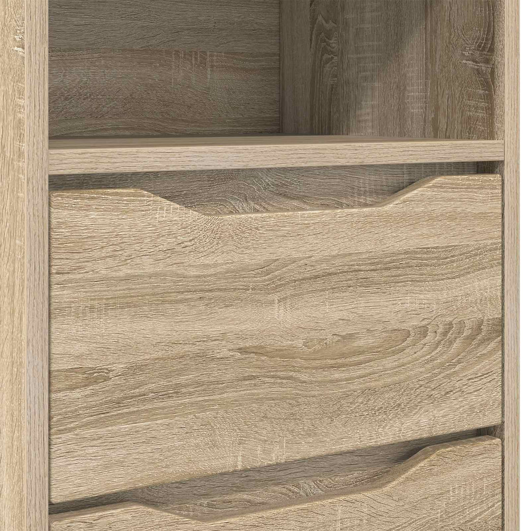 Sengeborde 2 stk. Sonoma-eg 40 x 30 x 67 cm Konstrueret træ