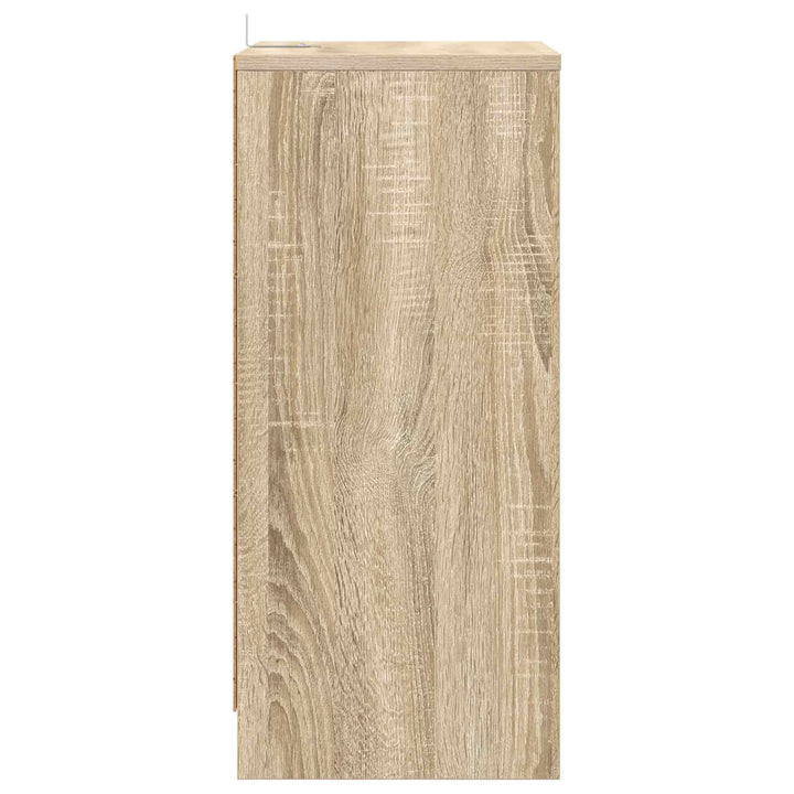 Sengeborde 2 pcs Sonoma eg 40 x 30 x 467 cm Konstrueret træ